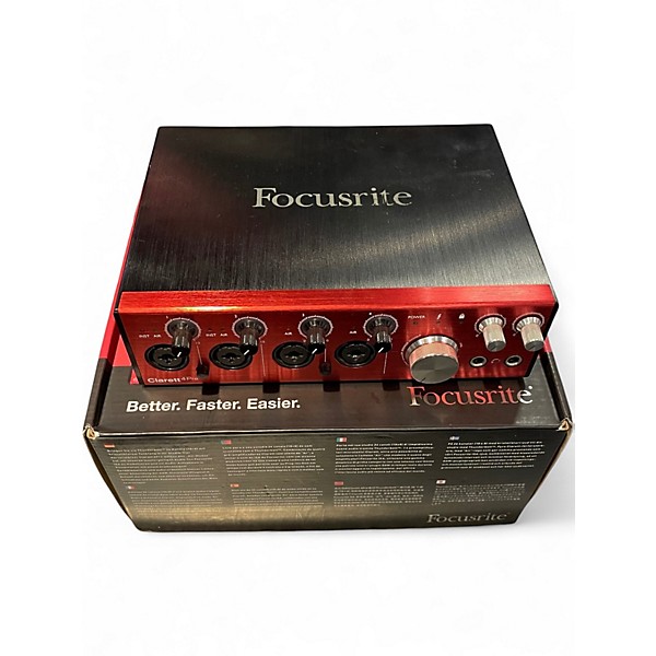 Used Focusrite Clarett 4Pre Audio Interface