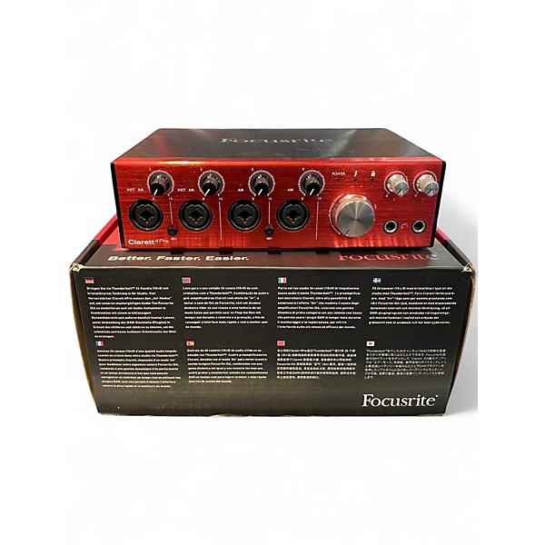 Used Focusrite Clarett 4Pre Audio Interface