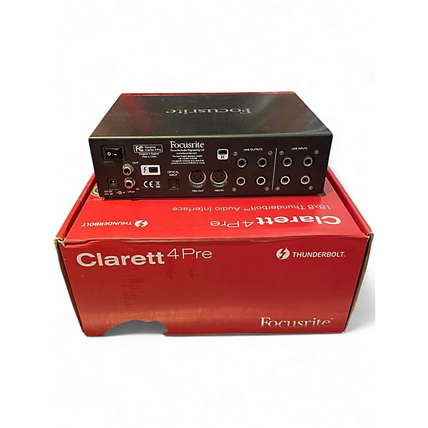 Used Focusrite Clarett 4Pre Audio Interface
