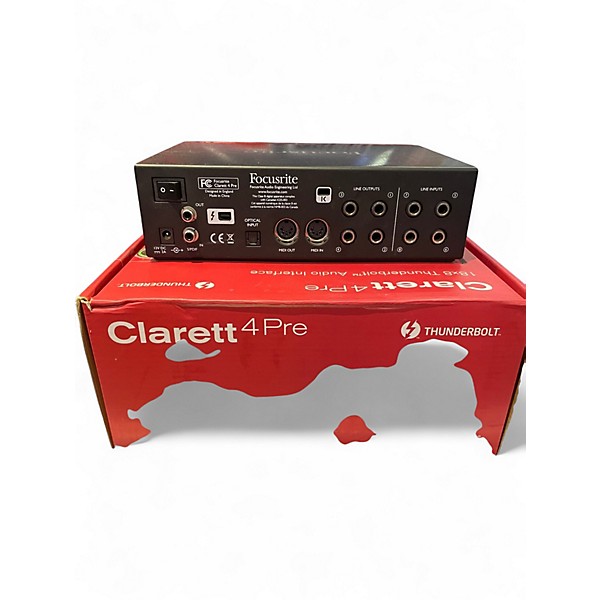 Used Focusrite Clarett 4Pre Audio Interface