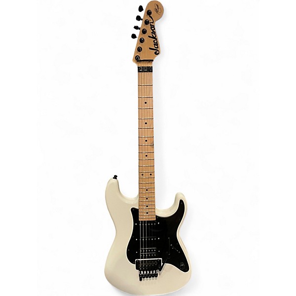 Used Jackson Adrian Smith Signature White Solid Body Electric Guitar