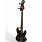 Used Fender Aerodyne 4-String Jazz Bass Black Electric Bass Guitar thumbnail