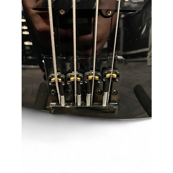 Used Fender Aerodyne 4-String Jazz Bass Black Electric Bass Guitar