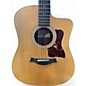 Used Taylor 210CE Natural Acoustic Electric Guitar thumbnail