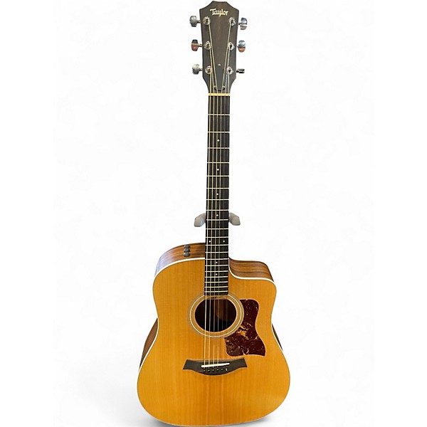 Used Taylor 210CE Natural Acoustic Electric Guitar