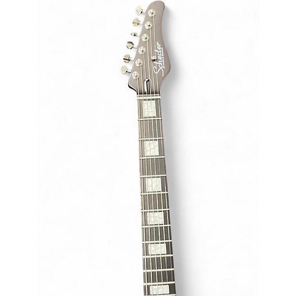 Used Schecter Guitar Research JACK FOWLER PT DRAB GREEN Solid Body Electric Guitar