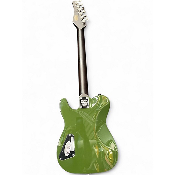 Used Schecter Guitar Research JACK FOWLER PT DRAB GREEN Solid Body Electric Guitar