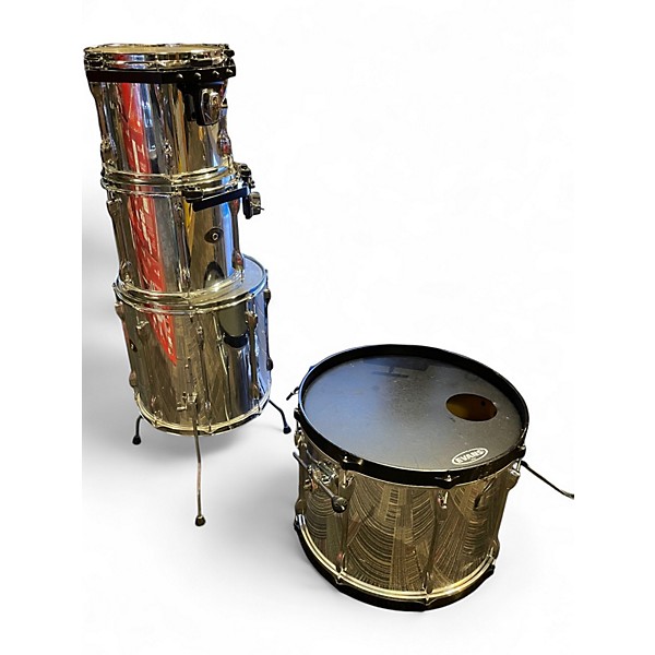 Used TAMA 4 Piece Rockstar Chrome Drum Kit