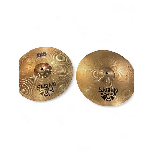 Used SABIAN 14in B8 Hi Hat Pair Cymbal