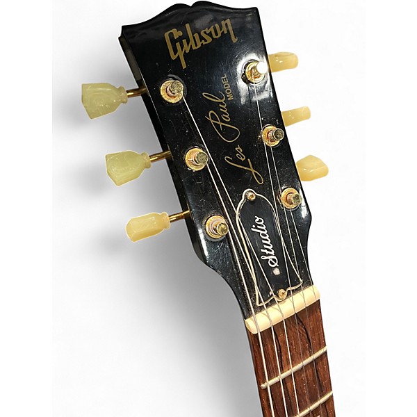 Used 2000 Gibson Les Paul Studio Black Solid Body Electric Guitar