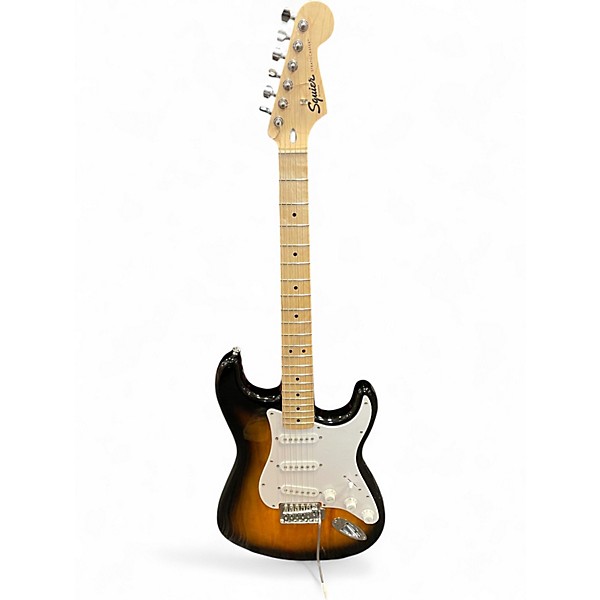 Used Squier sonic stratocaster 2 Tone Sunburst Solid Body Electric Guitar