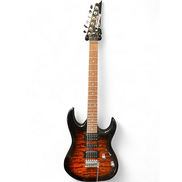 Used Ibanez GIO Trans Amber Solid Body Electric Guitar
