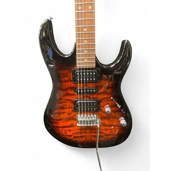 Used Ibanez GIO Trans Amber Solid Body Electric Guitar