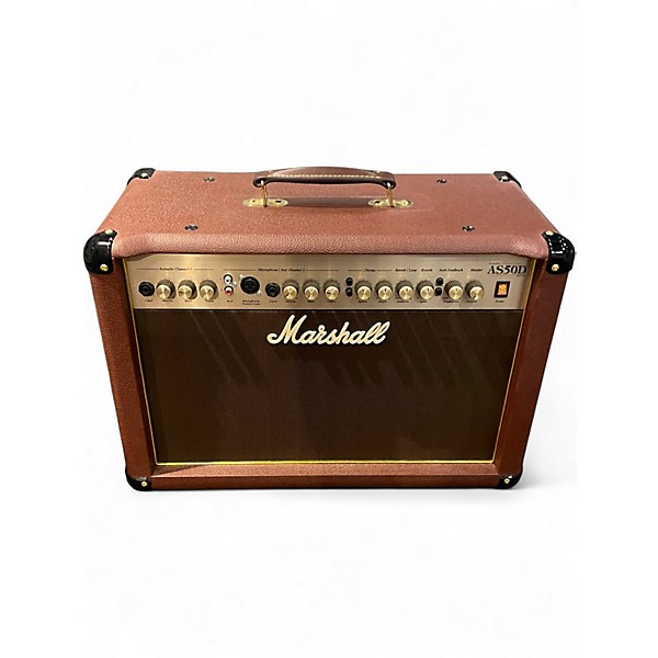 Used Marshall AS50D 50W 2X8 Acoustic Guitar Combo Amp