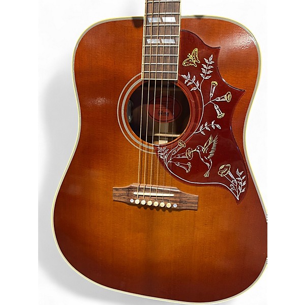 Used Gibson Custom Shop 1960 Hummingbird Heritage Cherry Sunburst Acoustic Electric Guitar