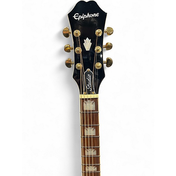 Used Epiphone J-200EC 2 Color Sunburst Acoustic Electric Guitar