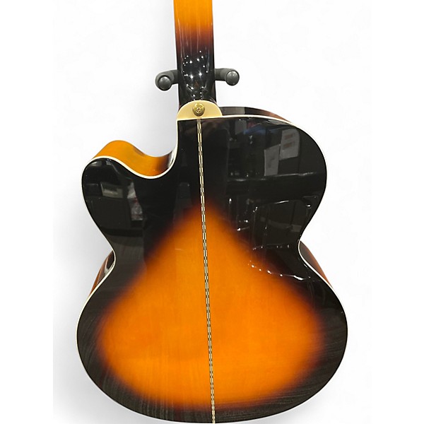 Used Epiphone J-200EC 2 Color Sunburst Acoustic Electric Guitar