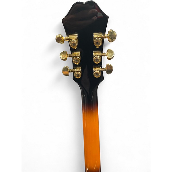 Used Epiphone J-200EC 2 Color Sunburst Acoustic Electric Guitar