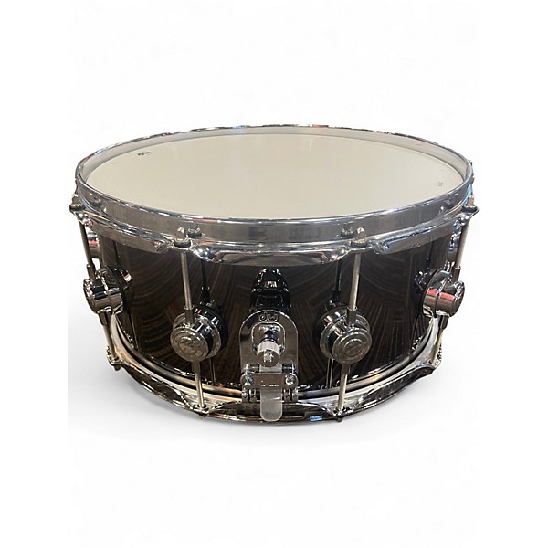 Used DW 6X14 Collector's Series Snare BLACK  Drum
