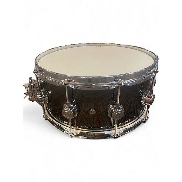 Used DW 6X14 Collector's Series Snare BLACK  Drum