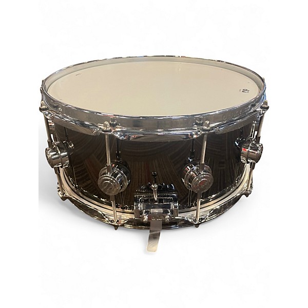 Used DW 6X14 Collector's Series Snare BLACK  Drum