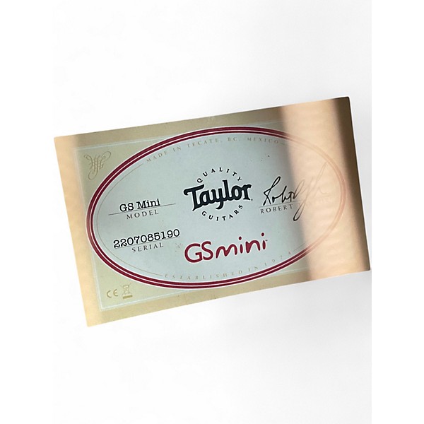 Used Taylor GS MINI SAPELE Natural Acoustic Guitar