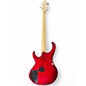 Used Ibanez BTB400QM Transparent Red Electric Bass Guitar