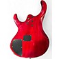 Used Ibanez BTB400QM Transparent Red Electric Bass Guitar