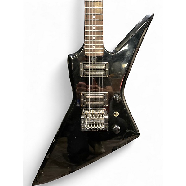Used Aria Pro Ii zz bladerunner Black Solid Body Electric Guitar