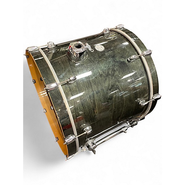 Used Mapex 5 Piece Horizon 5 piece shell kit wood grain turqoise Drum Kit