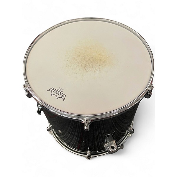 Used Mapex 5 Piece Horizon 5 piece shell kit wood grain turqoise Drum Kit