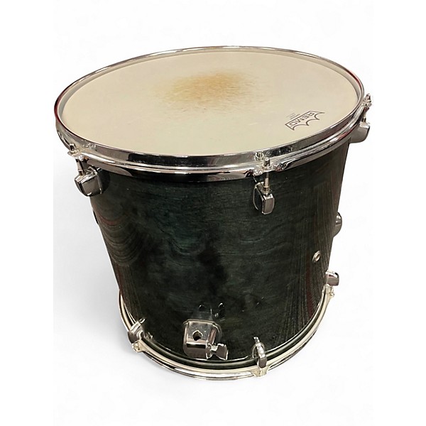 Used Mapex 5 Piece Horizon 5 piece shell kit wood grain turqoise Drum Kit