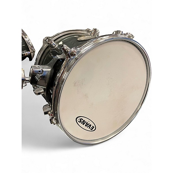 Used Mapex 5 Piece Horizon 5 piece shell kit wood grain turqoise Drum Kit