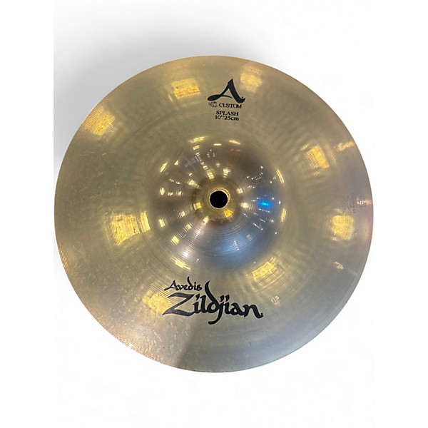 Used Zildjian 10in A Custom Splash Cymbal