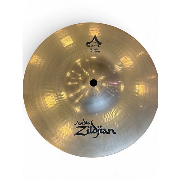 Used Zildjian 10in A Custom Splash Cymbal