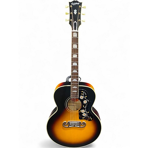 Used 2024 Epiphone INSPIRED BY GIBSON 1957 SJ-200 Vintage Sunburst Acoustic Guitar