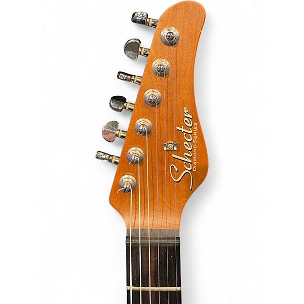 Used Schecter Guitar Research DIAMOND SERIES NICK JOHNSTON SIGNATURE ATOMIC MINT Solid Body Electric Guitar