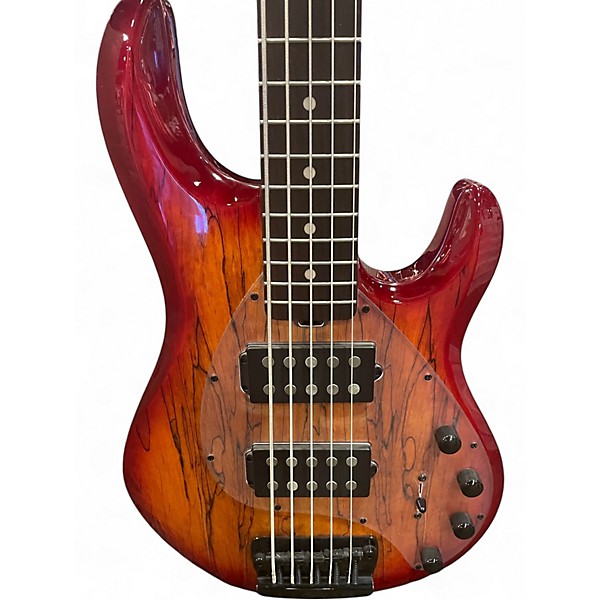 Used Sterling by Music Man ray35 hh Blood orange burst Electric Bass Guitar