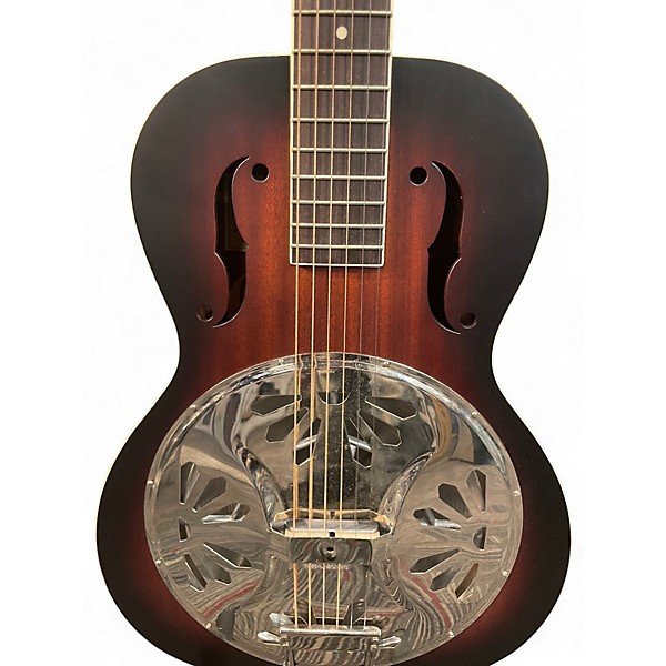 Used Gretsch Guitars G9220 Bobtail Round Neck 2 Color Sunburst Resonator Guitar