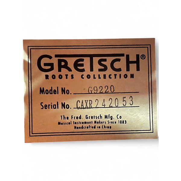 Used Gretsch Guitars G9220 Bobtail Round Neck 2 Color Sunburst Resonator Guitar