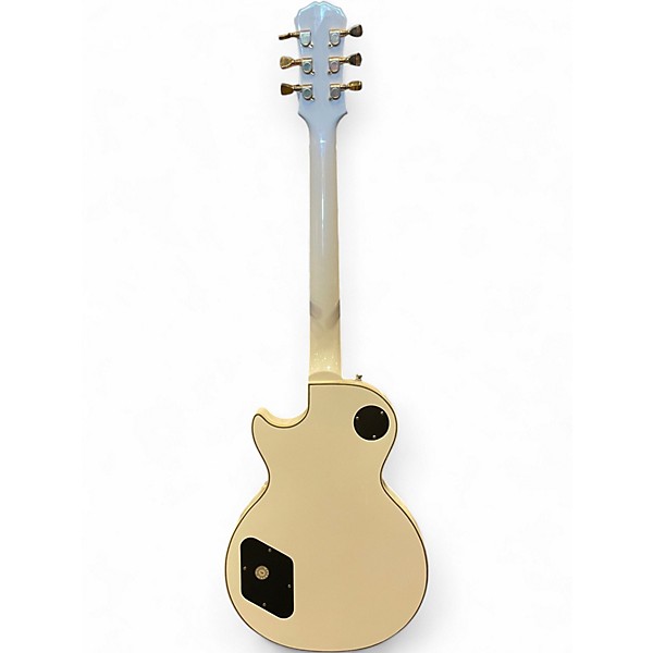 Used Epiphone Les Paul Custom Alpine White Solid Body Electric Guitar