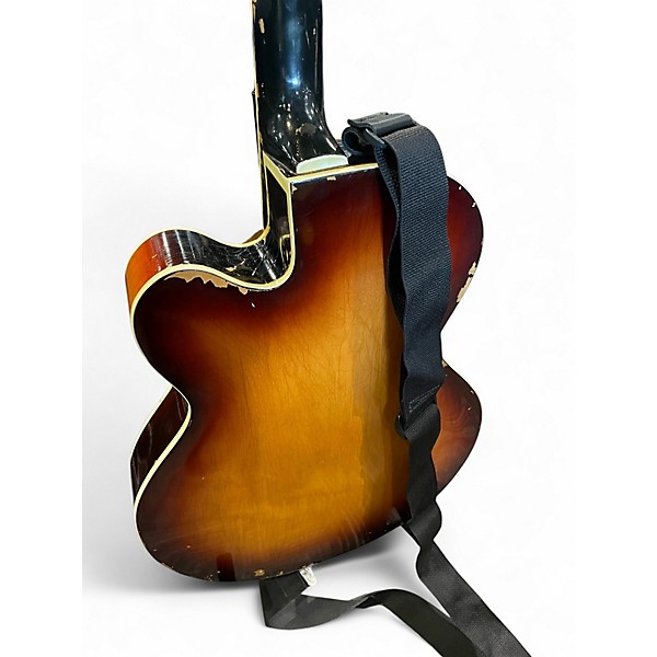 Vintage 1966 Gretsch Guitars 6117 sunburst Hollow Body Electric Guitar