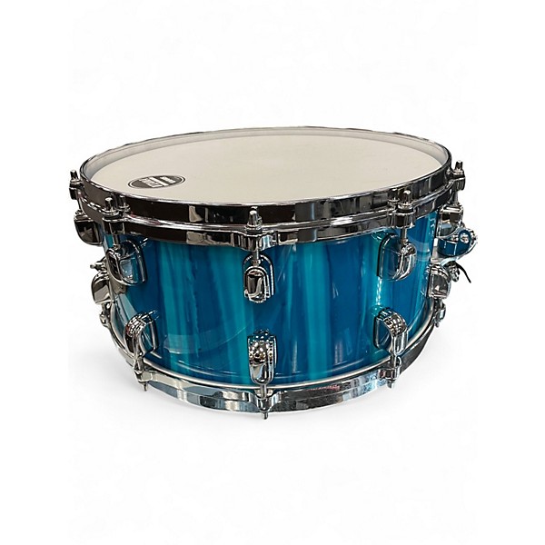 Used TAMA 14X5.5 Starclassic Performer Snare Sky Blue Aurora Drum