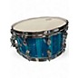 Used TAMA 14X5.5 Starclassic Performer Snare Sky Blue Aurora Drum
