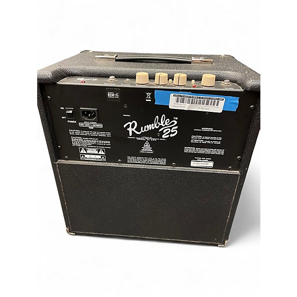 Used Fender RUMBLE 25 Bass Combo Amp