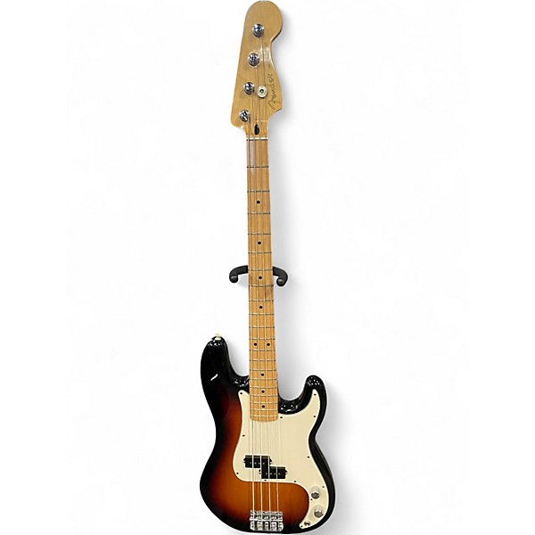 Used 2020 Fender Player Precision Bass 2 Tone Sunburst Electric Bass Guitar