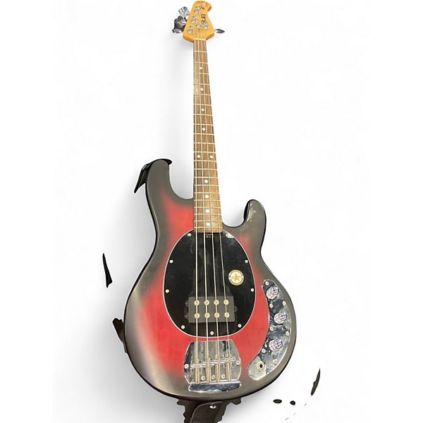 Used Sterling by Music Man SUB SERIES RED BURST Electric Bass Guitar