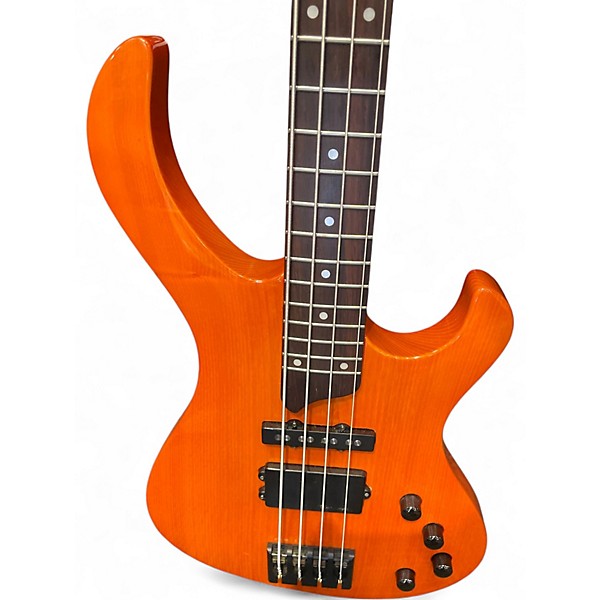 Used Esh Various IV 4 String Orange Electric Bass Guitar