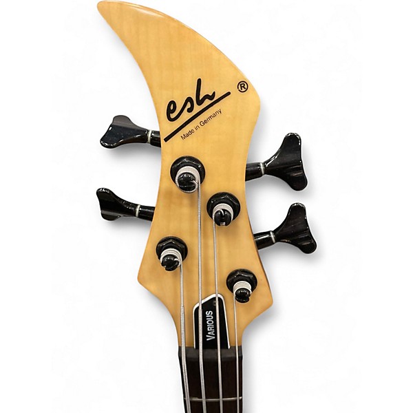 Used Esh Various IV 4 String Orange Electric Bass Guitar