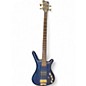 Used 1999 Warwick Corvette FNA 4 String Ocean Blue Satin Electric Bass Guitar thumbnail